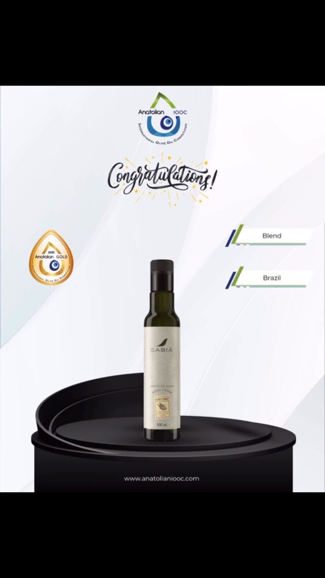 Anatolian é um concurso que acontece na Turquia, terceiro maior produtor de azeites do mundo e um dos mais antigos a extrair óleo de oliva. 
Enviamos para a competição o Blend de Terroir e trouxemos ouro para o Brasil.